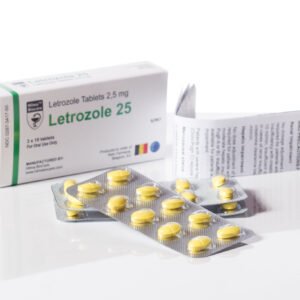 Letrozole 2.5mg – Anti-estrogen, decreases fat build-up and decreases water retention